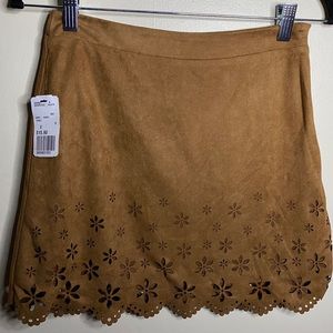 Forever 21 Brown Suede Skirt